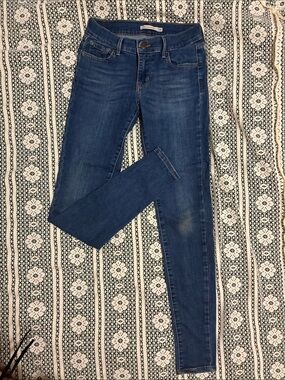 Levi’s Super Skinny Women’s Slim Stretch Jeans - Dark Blue